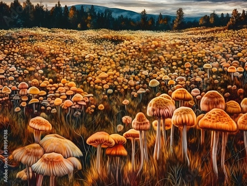 A Field of Mushrooms photo