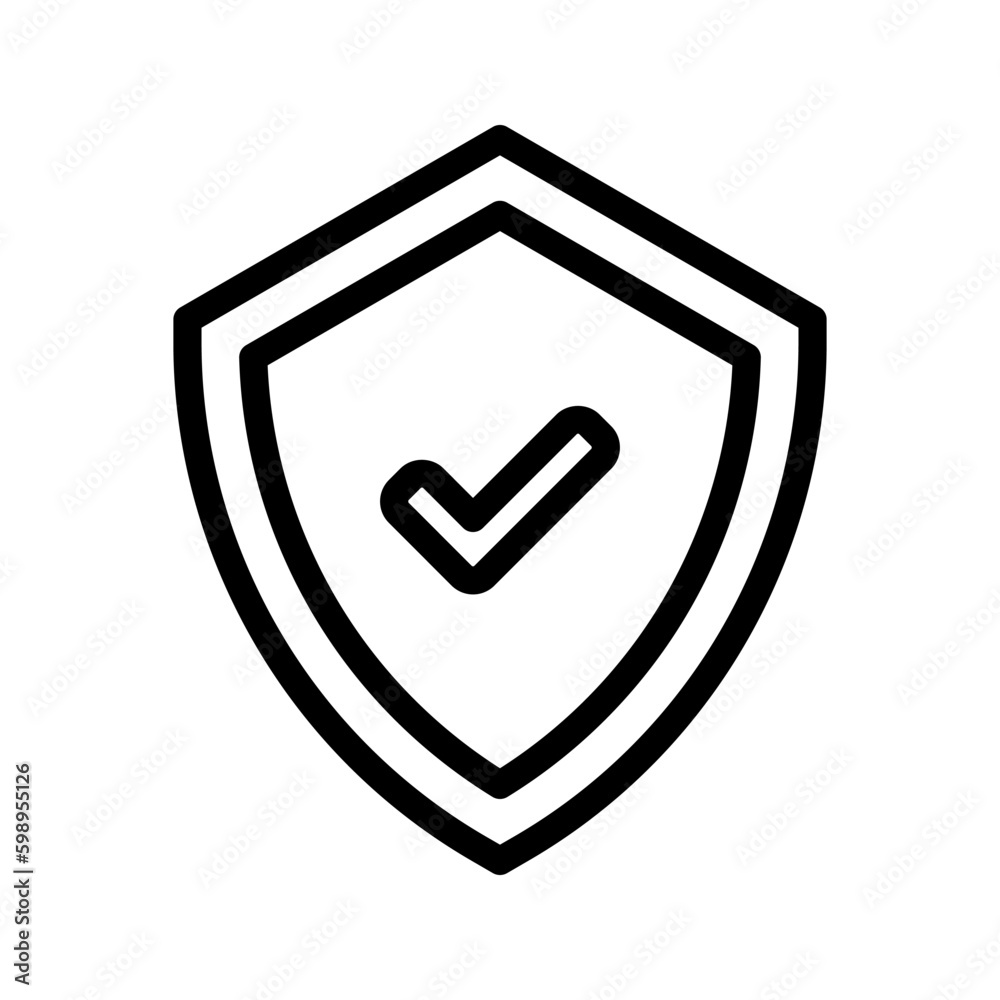 Secure icon. sign for mobile concept and web design. vector illustration Secure icon. sign for mobile concept and web design. vector illustration