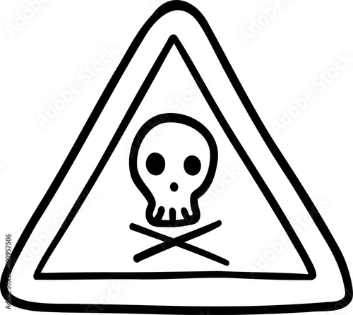 Doodle dangerous sign