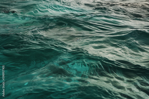 Fond d'écran sur ondulations dans la mer » IA générative