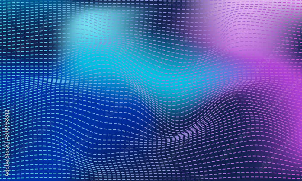 Obraz premium Hi-tech digital technology concept modern light lines.