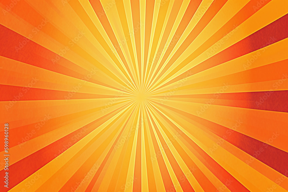 Fond d'écran d'un soleil éclatant orange et jaune » IA générative Fond d'écran d'un soleil éclatant orange et jaune » IA générative