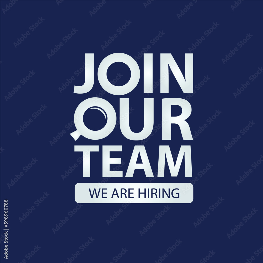 Easy to use Vector Background. Minimal business recruiting announcement