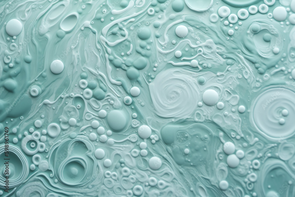 Fond d'écran abstrait d'une texture en plastique bleu turquoise représentant l'océan » IA générative Fond d'écran abstrait d'une texture en plastique bleu turquoise représentant l'océan » IA générative