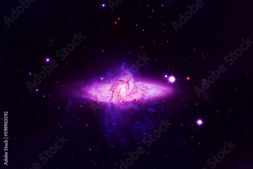 A beautiful distant galaxy. Elements of this image furnished NASA.