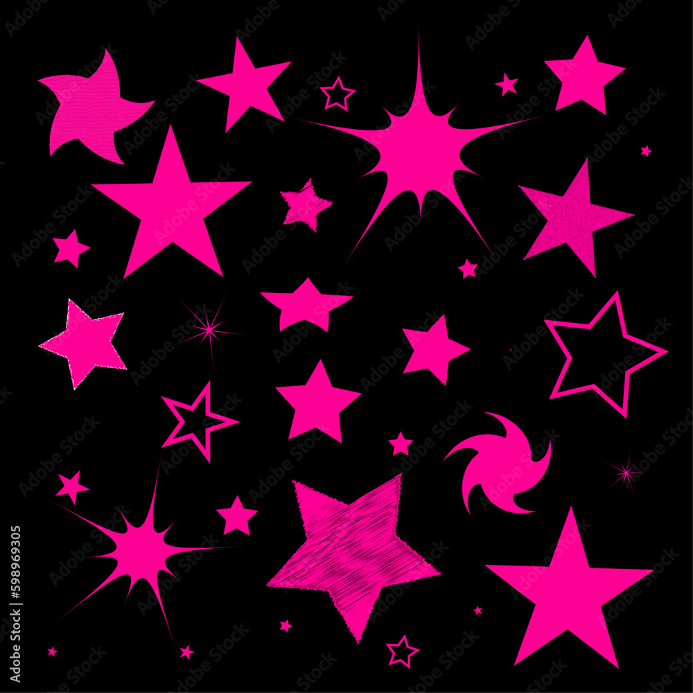 vector star geometric shapes elements of modern design vector star geometric shapes elements of modern design
