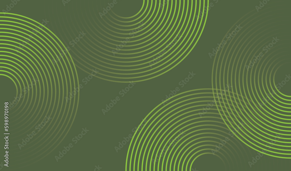 Curves lines layer circle green stripes abstract background use for banner, cover, poster, wallpaper design Curves lines layer circle green stripes abstract background use for banner, cover, poster, wallpaper design