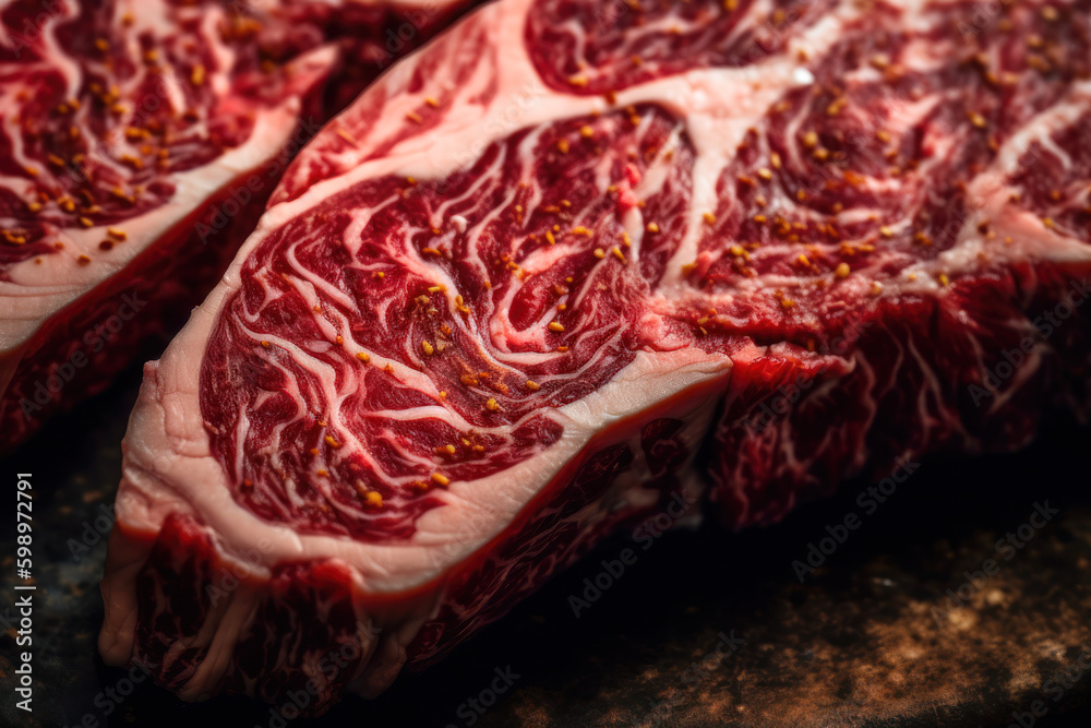 raw veal meat steak generative ai raw veal meat steak generative ai