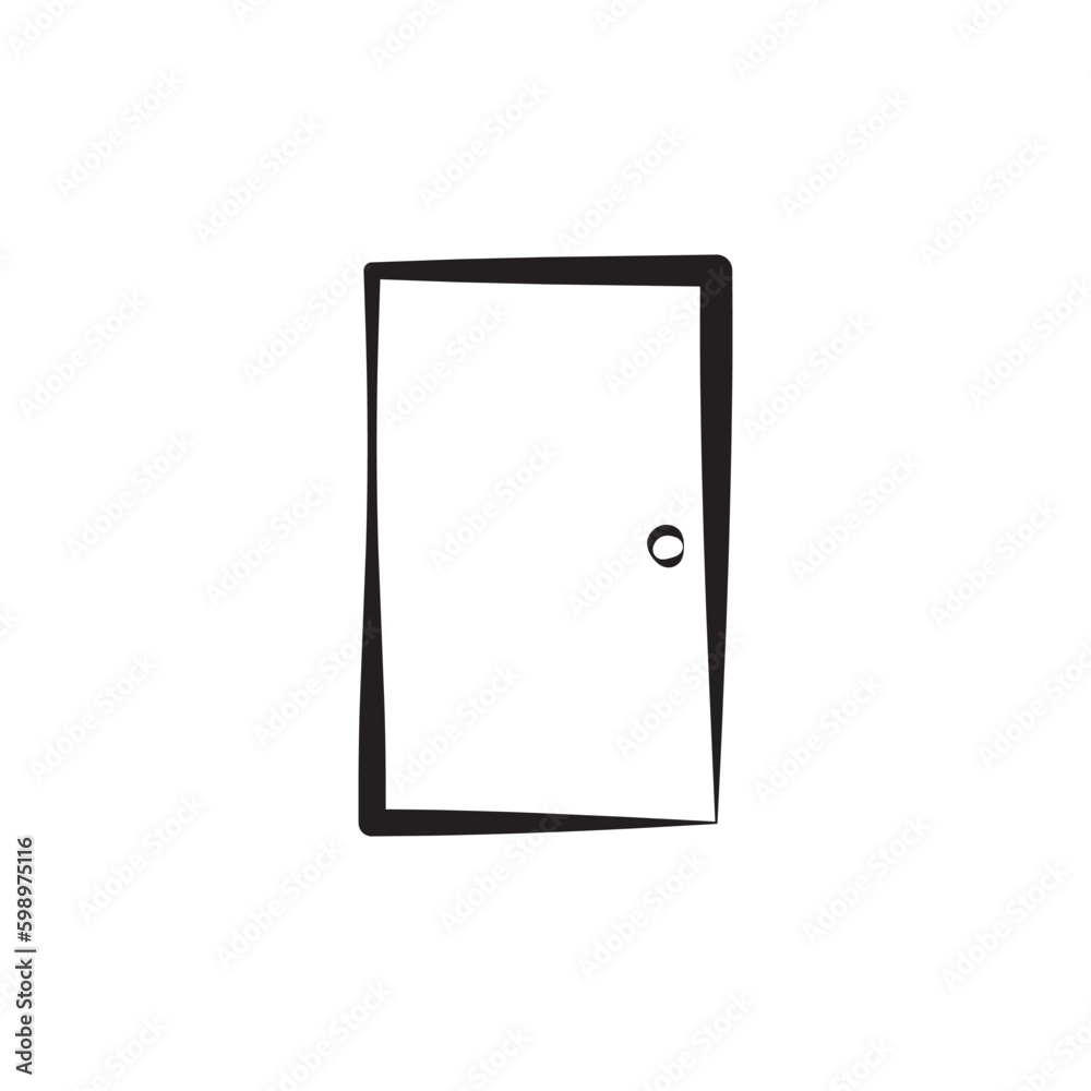 Exit vector icon. Door flat sign design. Door vector icon. Door symbol pictogram. Door line icon. UX UI icon Exit vector icon. Door flat sign design. Door vector icon. Door symbol pictogram. Door line icon. UX UI icon