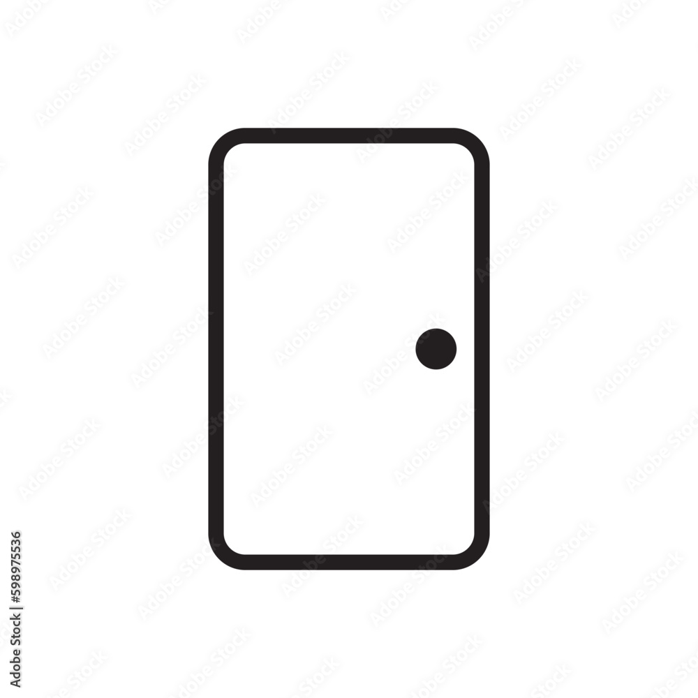 Exit vector icon. Door flat sign design. Door vector icon. Door symbol pictogram. Door line icon. UX UI icon Exit vector icon. Door flat sign design. Door vector icon. Door symbol pictogram. Door line icon. UX UI icon