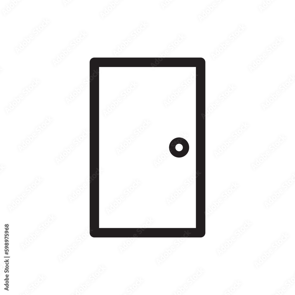 Exit vector icon. Door flat sign design. Door vector icon. Door symbol pictogram. Door line icon. UX UI icon Exit vector icon. Door flat sign design. Door vector icon. Door symbol pictogram. Door line icon. UX UI icon