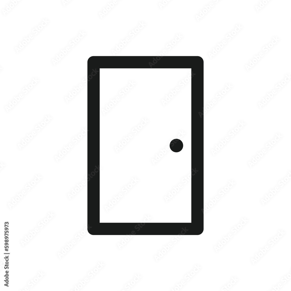 Exit vector icon. Door flat sign design. Door vector icon. Door symbol pictogram. Door line icon. UX UI icon Exit vector icon. Door flat sign design. Door vector icon. Door symbol pictogram. Door line icon. UX UI icon