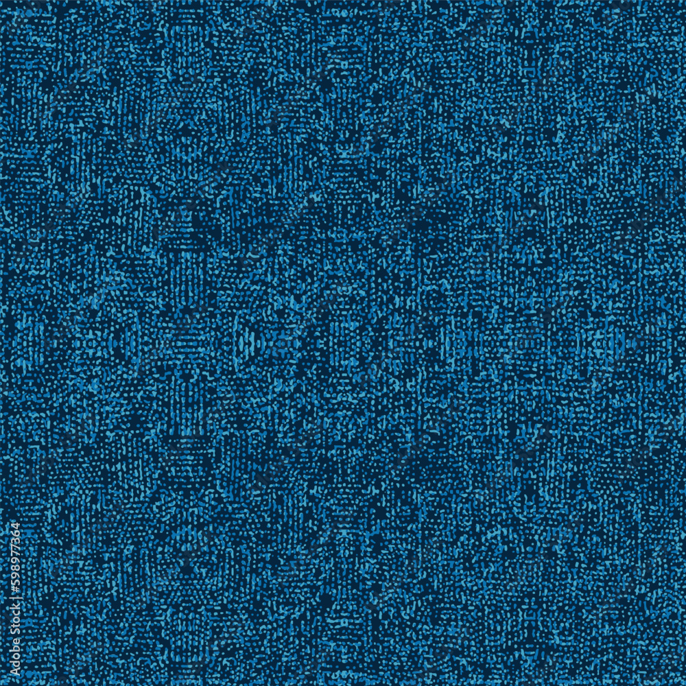 Grunge background blue theme. Monochrome Dotted And Grained Textured Background. Seamless Pattern.Abstract grunge texture background. indigo blue chaotic pattern for textile design.