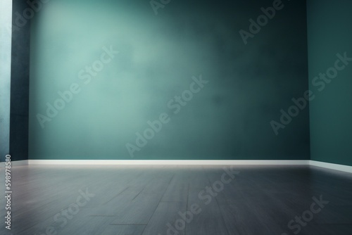 floor podium light backdrop minimal background interior wall indoor room modern mockup. Generative AI. Generative AI