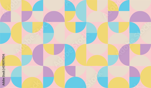 Wallpaper Mural Fashionable abstract decorative background. Vector illustration Generative AI Torontodigital.ca