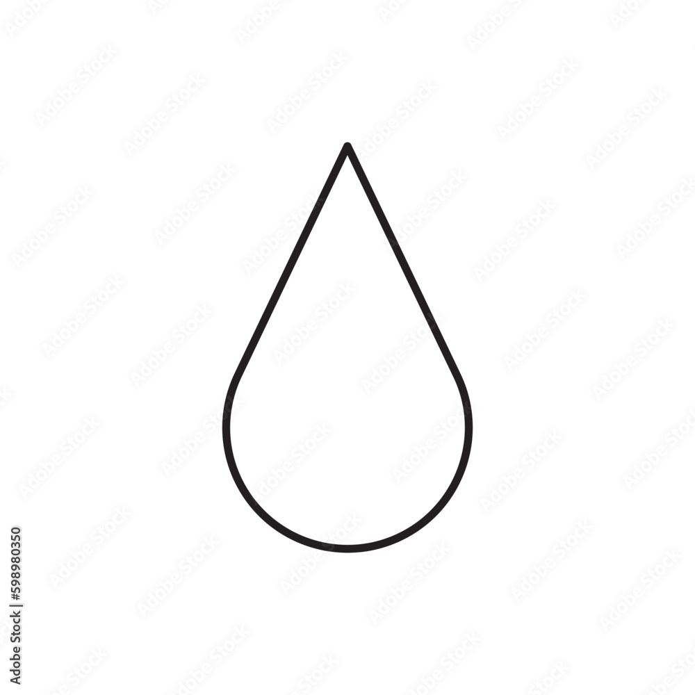Water drop flat sign design. Petroleum vector icon. Oil drop icon. Ink drop icon. Teardrop symbol. Drop pictogram. UX UI icon Water drop flat sign design. Petroleum vector icon. Oil drop icon. Ink drop icon. Teardrop symbol. Drop pictogram. UX UI icon