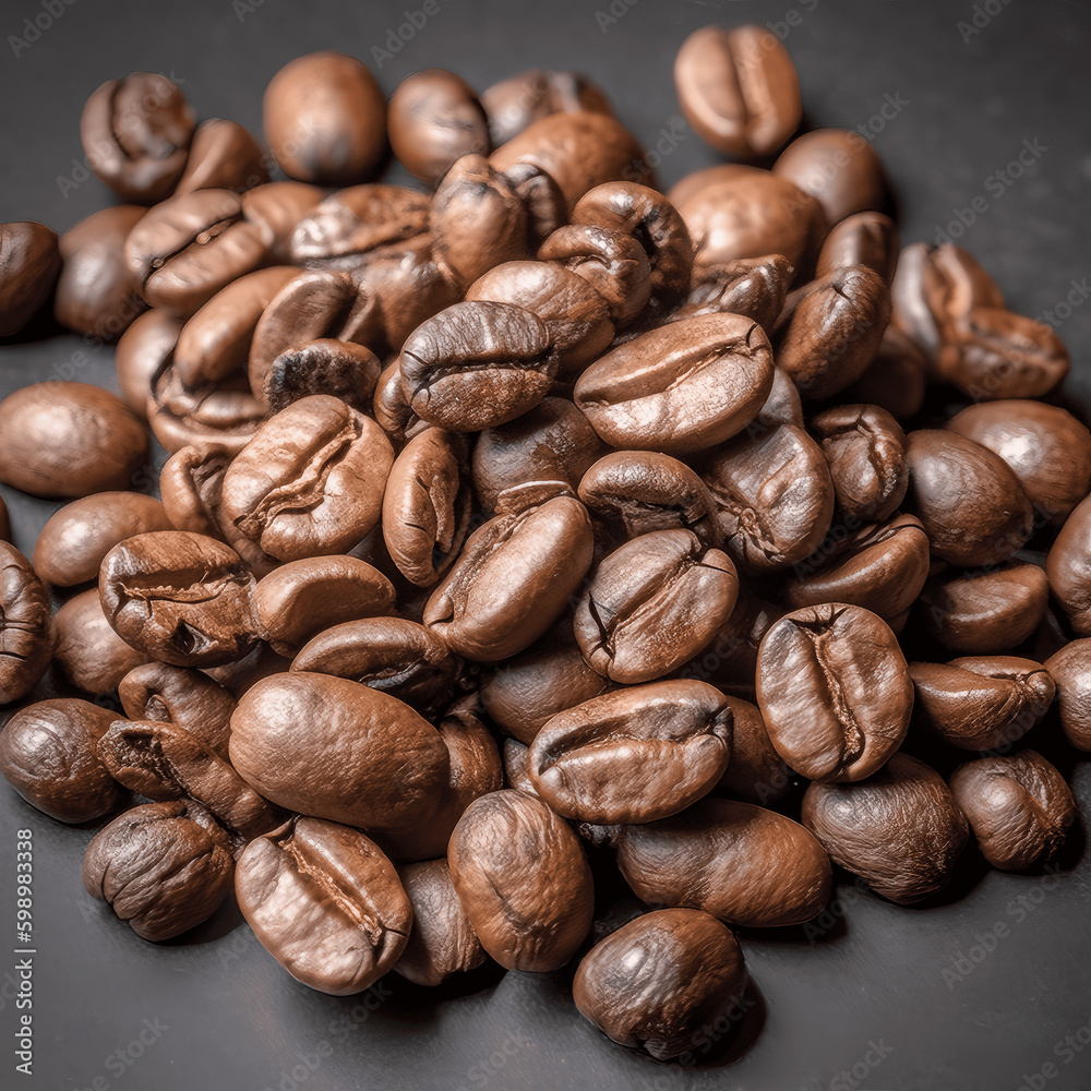 Fototapeta premium Coffee, Coffee Beans, AI
