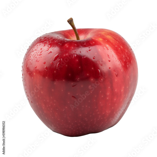 red apple isolated PNG