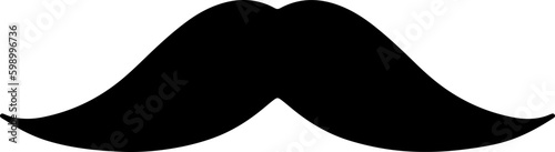 Mustache Silhouette Illustration