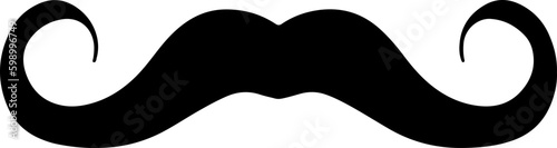 Mustache Silhouette Illustration
