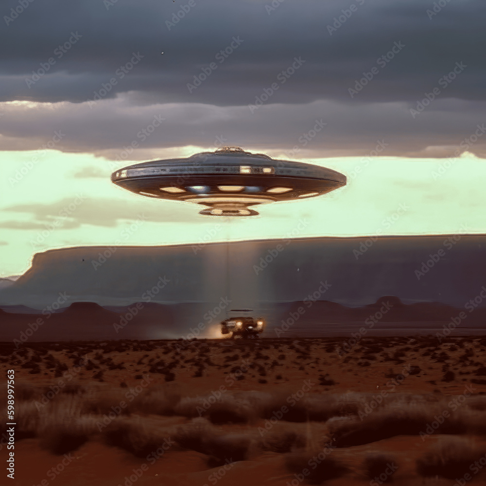 UFO, flying saucer, alien flying object