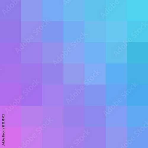 Blue pixel background. Polygonal style. Geometric abstract illustration.