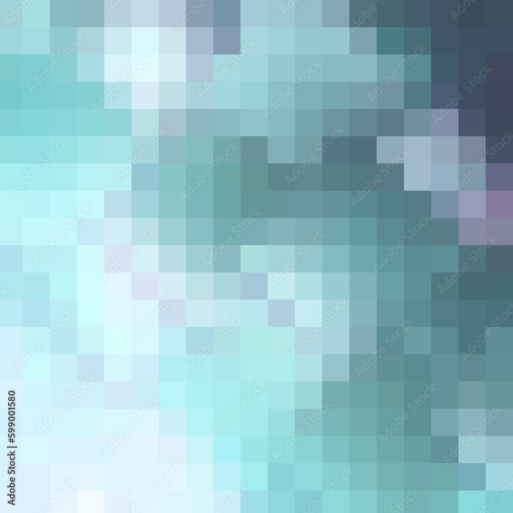 Blue pixel background. Geometric background. Banner. Sample. eps 10