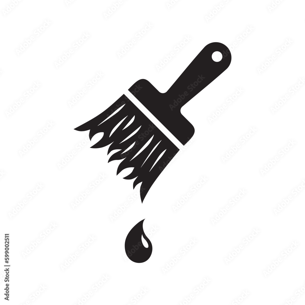 Paint brush vector icon. Paint brush flat sign design. Brush vector symbol pictogram. UX UI icon Paint brush vector icon. Paint brush flat sign design. Brush vector symbol pictogram. UX UI icon