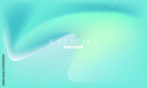Abstract liquid gradient Background. Fluid colour mix. Blue and Green vivid color blend. Modern Design Template For Your ad Banner, Poster, Cover, Web page, Brochure, and flyer. Vector Eps 10