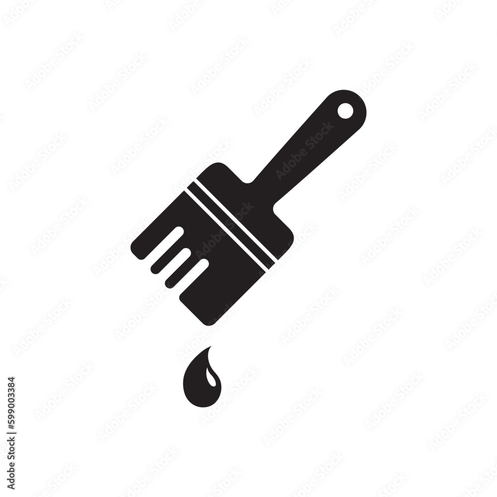 Paint brush vector icon. Paint brush flat sign design. Brush vector symbol pictogram. UX UI icon Paint brush vector icon. Paint brush flat sign design. Brush vector symbol pictogram. UX UI icon