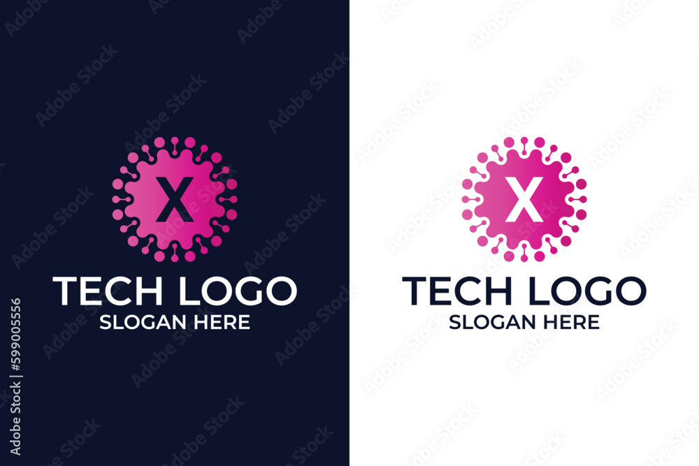 Smart and creative, dots or points letter X logo design template. energy tech planet atom vector icon. Geometric dot circle science medicine sign Smart and creative, dots or points letter X logo design template. energy tech planet atom vector icon. Geometric dot circle science medicine sign