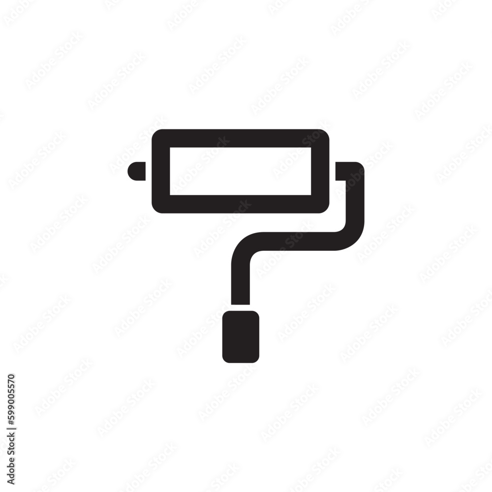 Paint roll vector icon. Paint roller flat sign design. Paint roller symbol. Painter roll symbol pictogram. UX UI icon Paint roll vector icon. Paint roller flat sign design. Paint roller symbol. Painter roll symbol pictogram. UX UI icon