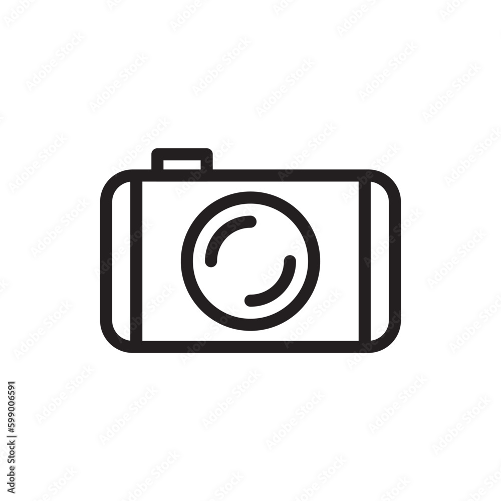 Video camera vector icon. Photo camera vector icon. Camera flat sign design. Recorder linear outline symbol pictogram. UX UI icon Video camera vector icon. Photo camera vector icon. Camera flat sign design. Recorder linear outline symbol pictogram. UX UI icon