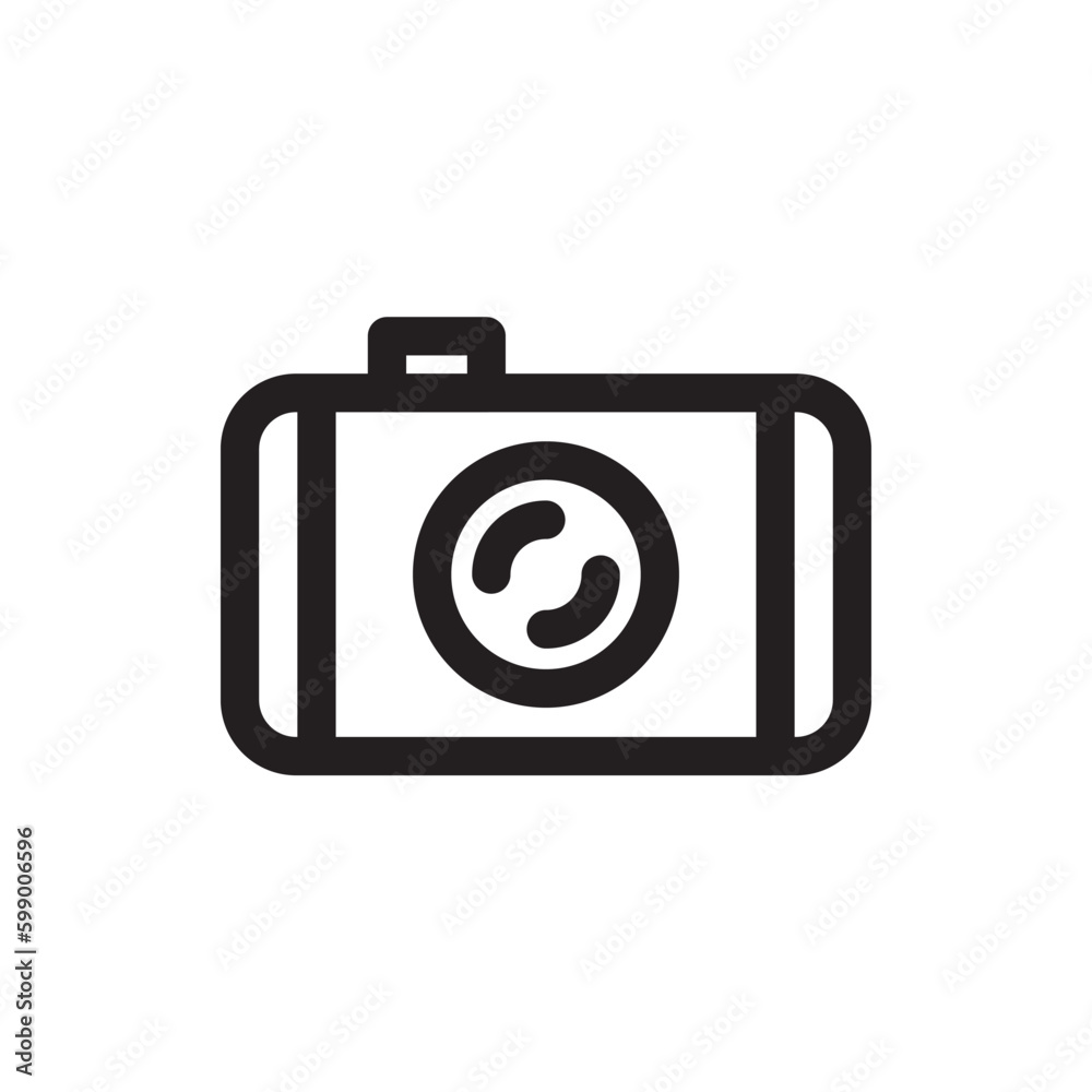 Video camera vector icon. Photo camera vector icon. Camera flat sign design. Recorder linear outline symbol pictogram. UX UI icon Video camera vector icon. Photo camera vector icon. Camera flat sign design. Recorder linear outline symbol pictogram. UX UI icon