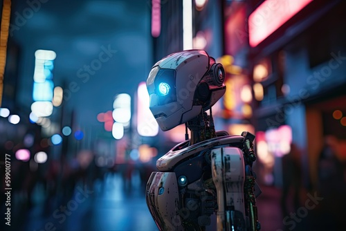 Robot in the city, future technologies