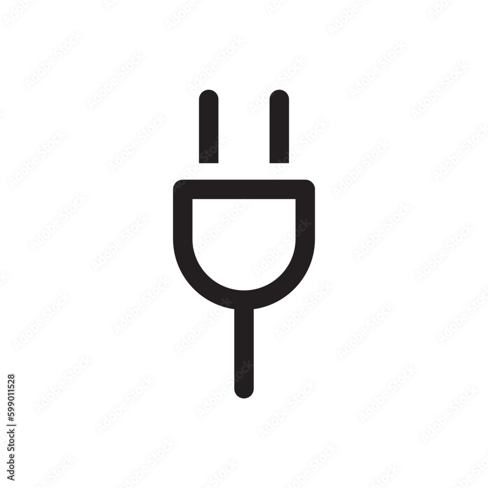 Plug vector icon. Plug flat sign design. Plug symbol pictogram. UX UI icon Plug vector icon. Plug flat sign design. Plug symbol pictogram. UX UI icon
