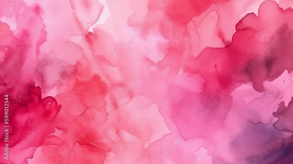 pink watercolor texture background, full art work