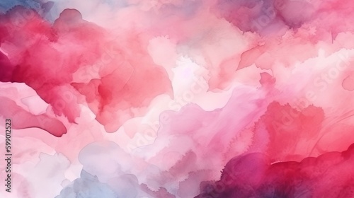 pink watercolor texture background, full art work