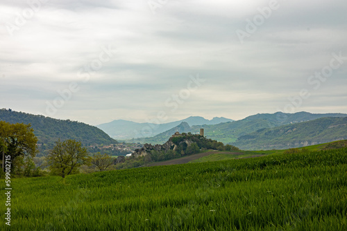 landscape near Montebello in Italy photo