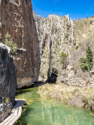 Walkways of Montoro in Teruel province, Spain photo