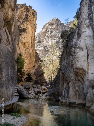 Walkways of Montoro in Teruel province, Spain photo