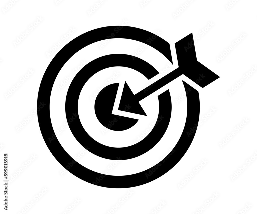 darts circle or target and arrow icon darts circle or target and arrow icon