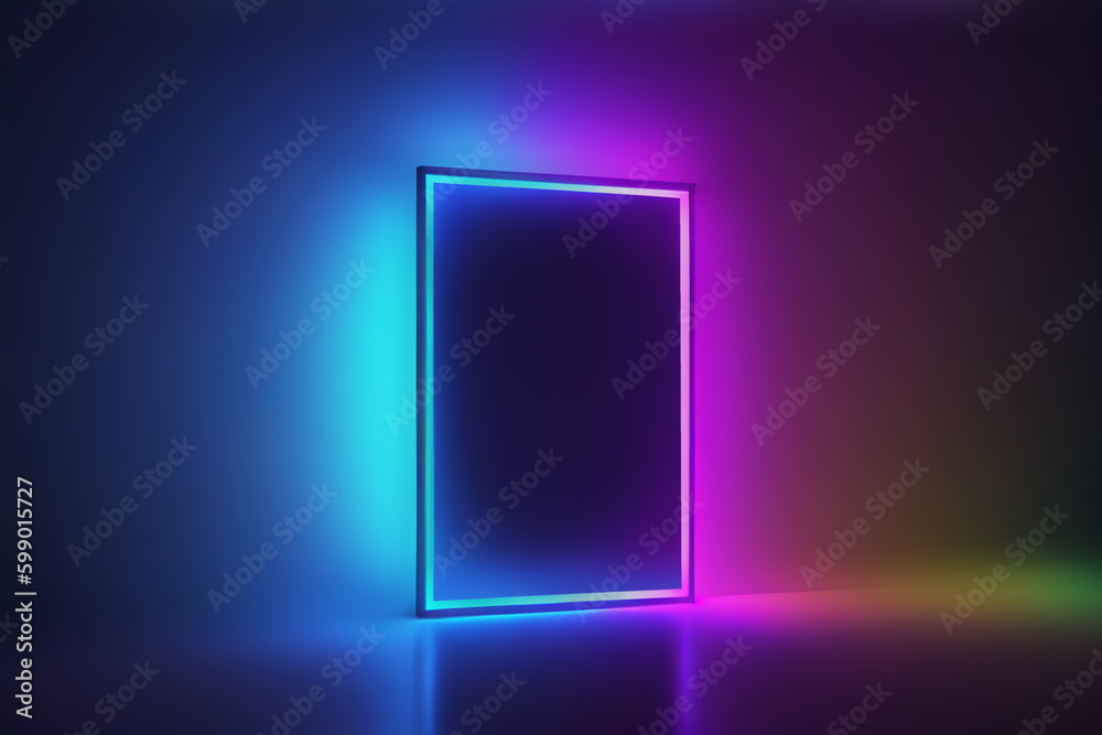 3d render, ultraviolet neon triangular Picture Frame, glowing lines, tunnel, corridor, virtual reality, abstract fashion background, violet neon lights, arch, pink blue triangle, spectrum, laser show 3d render, ultraviolet neon triangular Picture Frame, glowing lines, tunnel, corridor, virtual reality, abstract fashion background, violet neon lights, arch, pink blue triangle, spectrum, laser show