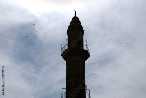 Minaret of Historical Mosque photo