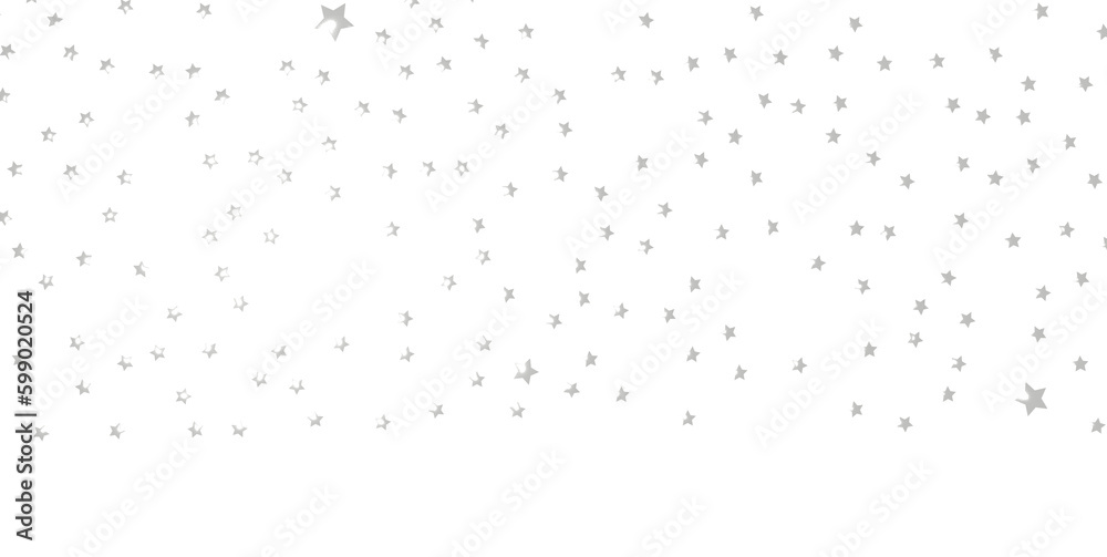 sparkling Christmas confetti falling isolated on white. magic shining flying stars glitter backdrop, sparkle border - png transparent