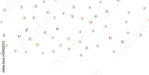 sparkling Christmas confetti falling isolated on white. magic shining flying stars glitter backdrop  sparkle border - png transparent