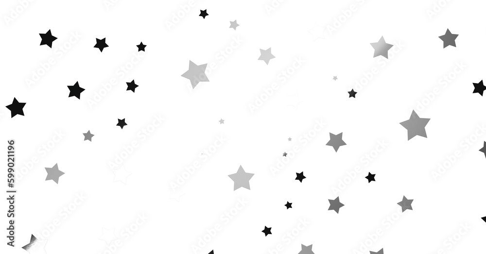 Silver star of confetti. - png transparent Silver star of confetti. - png transparent