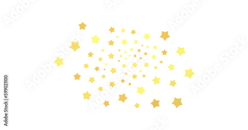 XMAS stars background, sparkle lights confetti falling. magic shining Flying christmas stars on night