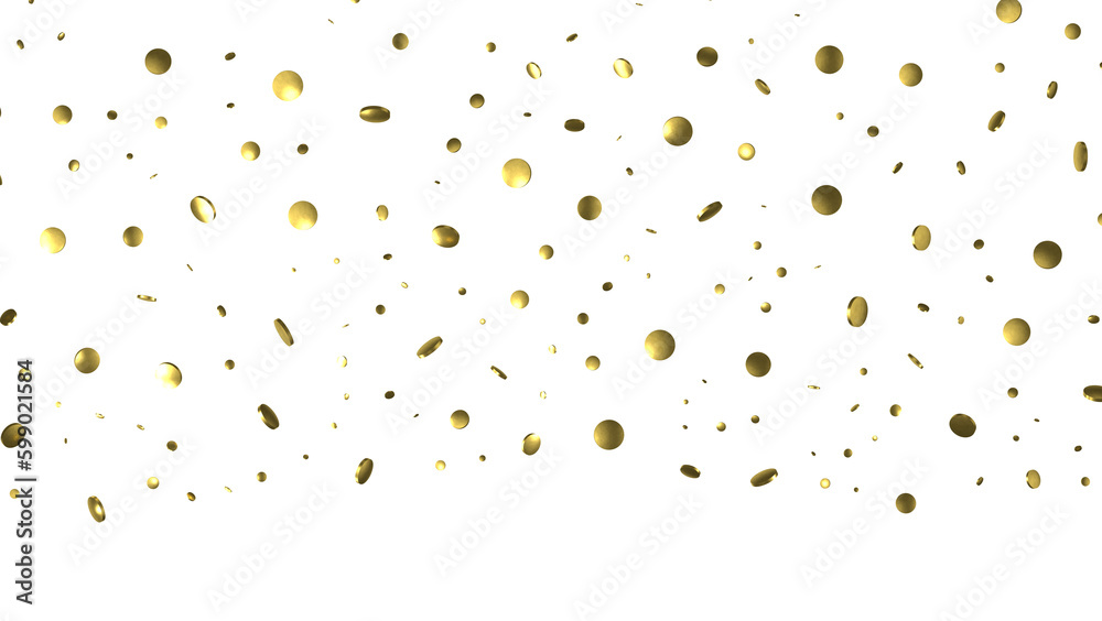 Glittering golden confetti png. Glittering golden