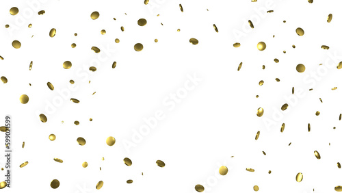 gold confetti